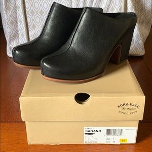 Kork-Ease Sagano Black Clog